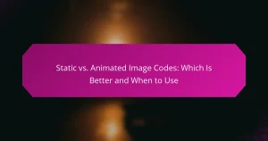 Static vs. Animated Image Codes: Which Is Better and When to Use